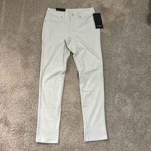 Mens Lululemon ABC Slim Pant, Size 28” x 32”, Grey